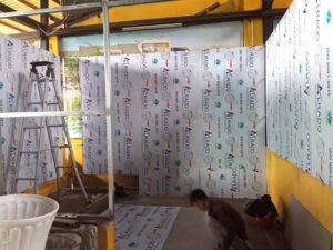 Ốp vách alu ứng dụng khá phổ biến của tấm alu